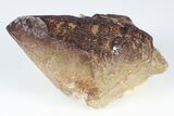 Calcite Crystal Cluster with Purple Fluorite (New Find) - China #177600-1